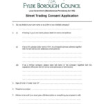 Street Traders Licence Application Form 84KB Fylde Borough