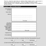 Subject Access Request Form South Gloucestershire Council