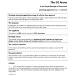 The O2 Arena In The Royal Borough Of Greenwich Planning Application No