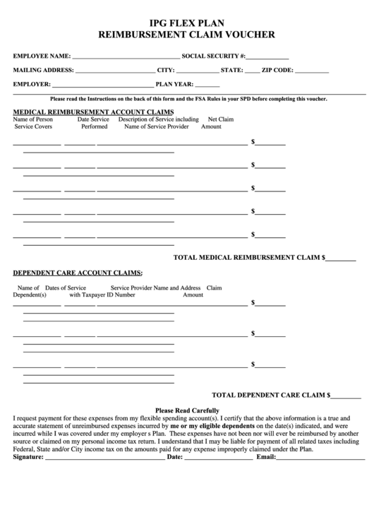 Top 7 Employee Reimbursement Form Templates Free To Download In PDF Format