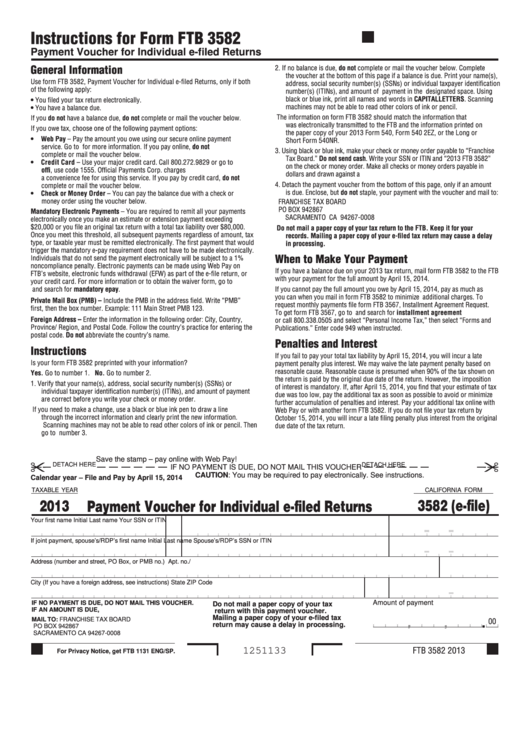 Top California Ftb Form 3582 Templates Free To Download In PDF Format