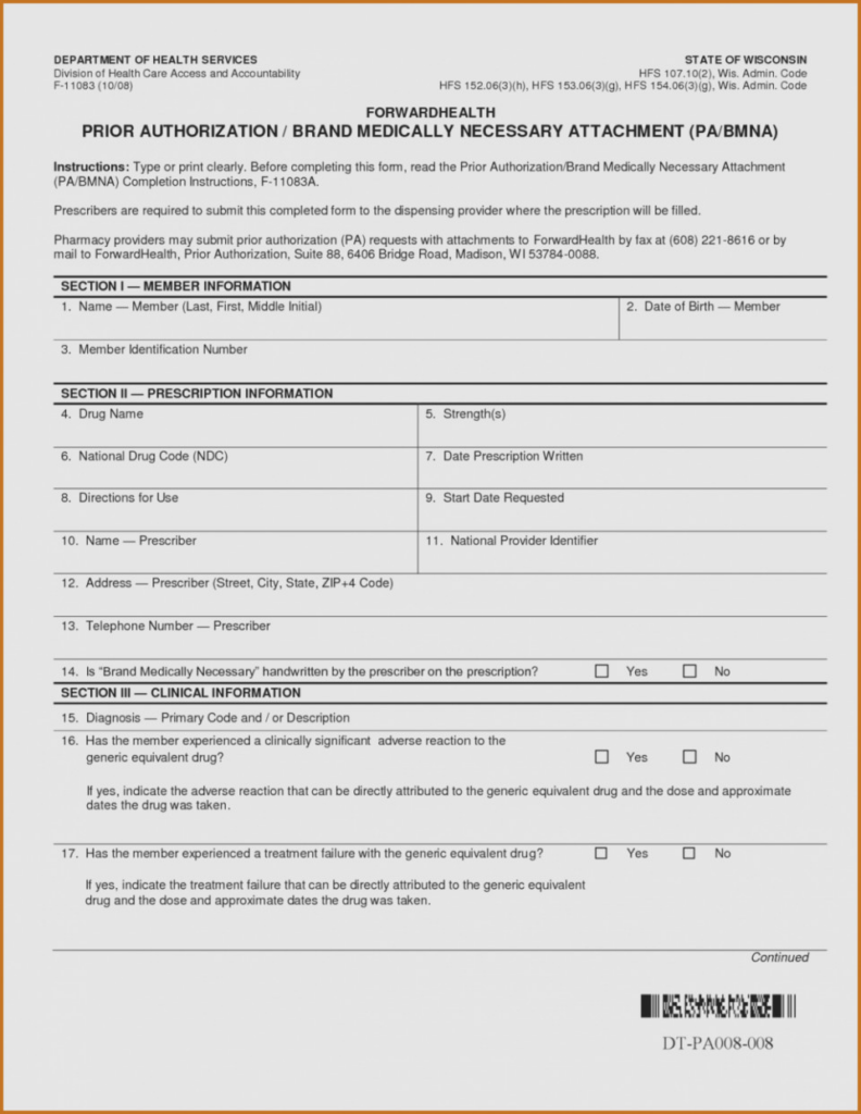 Tufts Health Plan Medication Prior Authorization Form PlanForms