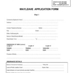 WAYLEAVE APPLICATION FORM Fingal County Council