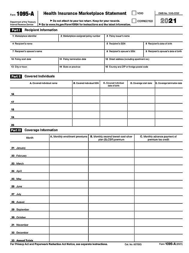 What Is A Tax Form 1095 A And How Do I Use It Stride Blog